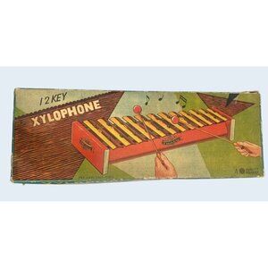 Vintage Toy Xylophone Original Box